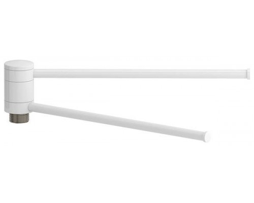 Сунержа Полотенцедержатель 360 подвесной для полотенцесушителя, длина 25 см, цвет: белый 12-2003-0250