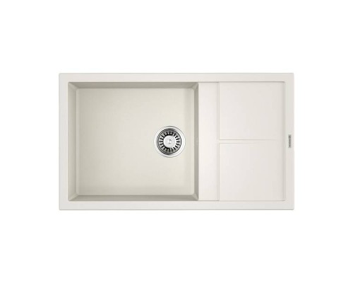 Omoikiri Sumi 86-WH Кухонная мойка Tetogranit 86x50 см, цвет: белый 4993649