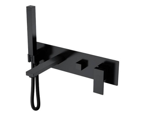 Boheme Qubic Смеситель для ванны встроенный 42x18,8x10h см, цвет: black 474-2-B Boheme Qubic Смеситель для ванны встроенный 42x18,8x10h см, цвет: black 474-2-B