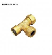 Тройник обжим-обжим-В Tiemme 15х15х1/2'