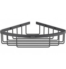 AQ4906MB угловая полка, матовый черный AQ4906MB