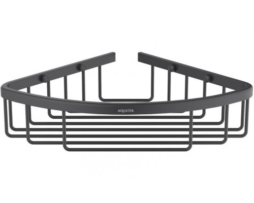 AQ4906MB угловая полка, матовый черный AQ4906MB