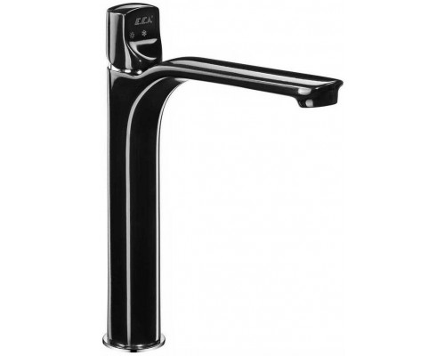 104508984EX MYRA смеситель для раковины 230 без донного клапана черный /хром 104508984EX