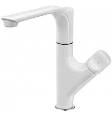 104118063EX MYRA смеситель для кухни белый /хром 104118063EX