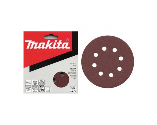 Шлифовальный диск с липучкой Makita P40/125 мм (P-43533)