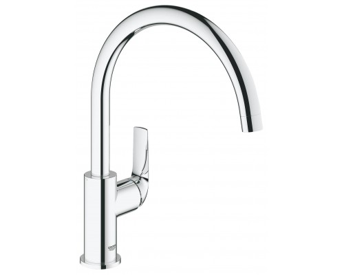 31536001 BauCurve Смеситель для кухни, высокий излив, хром 31536001