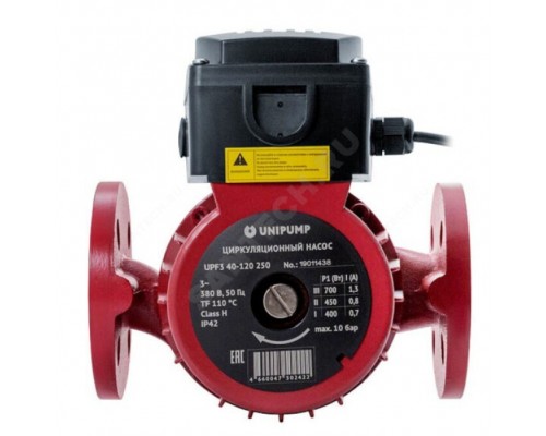 Насос циркул UPF3 40-120 250 PN10 400В Unipump 88791 Насос циркул UPF3 40-120 250 PN10 400В Unipump 88791