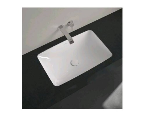 Раковина, Villeroy Boch, Loop Friends, шгв 615-380-185, отверстия для смесителя-отсутствуют, цвет-альпийский белый (белый Alpin)