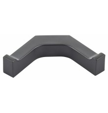 11115130000 EDITION 11 Крючок для полотенца двойной, хром черный шлифованный 11115130000