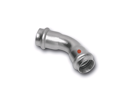 Отвод, Sanha, NiroPress AISI304L, 45°, ВПр-ВПр, 35, нержавеющая сталь, 91041.3 Отвод, Sanha, NiroPress AISI304L, 45°, ВПр-ВПр, 35, нержавеющая сталь, 91041.3