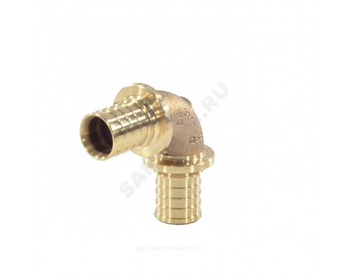 Угольник PE-X бр аксиал Дн20х90гр PLATINUM RX Rehau 13777021001