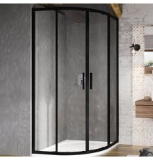 BLSCP4-80 черный+Transparent. уголок полукруглый X3BM40300Z1