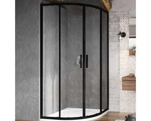 BLSCP4-80 черный+Transparent. уголок полукруглый X3BM40300Z1