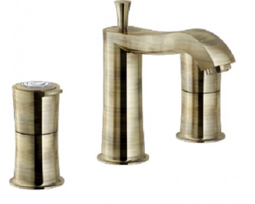 SI98211/1BR SOFI смеситель для раковины на 3 отверстия, бронза SI98211/1BR