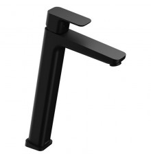 Смеситель для умывальника без донного клапана TD F 015.20 высокий черный X070151