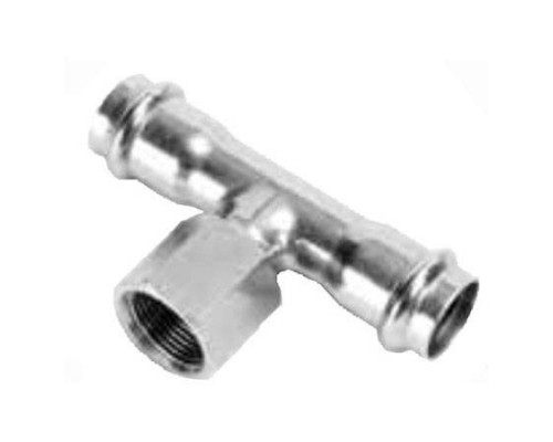 Тройник В-пресс IBP 35 x 3/4" x 35 нерж.сталь Тройник В-пресс IBP 35 x 3/4" x 35 нерж.сталь