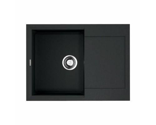 Мойка, OMOIKIRI, Sakaime, шгв 680-500-230, отверстия для смесителя-6 промаркированных, цвет-чёрный