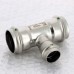 Тройник пресс нержавеющая сталь Sanpress Inox VIEGA 35x22x35