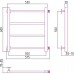 Стилье Версия-КБ Полотенцесушитель водяной для ГВС 57,5x60h см, цвет: без покрытия 00630-5050