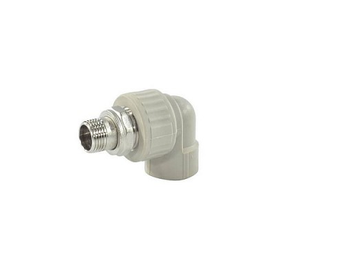 Угольник PP-R сер комб разъем Дн25х1/2" НР д/рад VALFEX 10238134Г