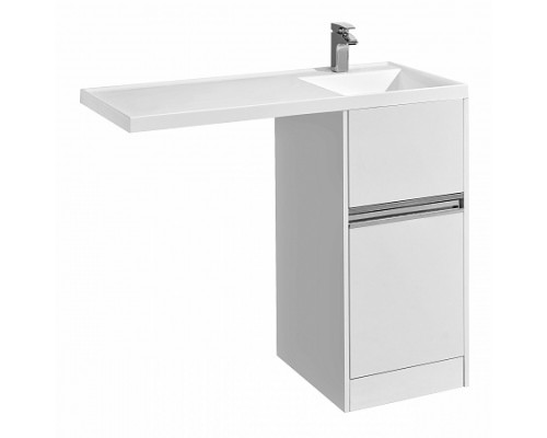 1A2360K0LH010 Набор: 1A236001LH010 Тумба-умывальник Лондри 40/ 1A72223KLH010 Раковина Лондри 105 правая, бел. 1A2360K0LH010