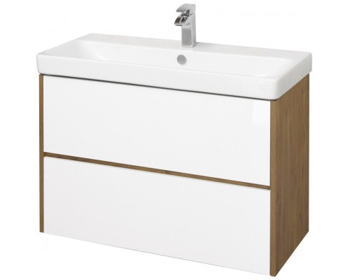 1A2519K0SDZ90 Набор: 1A251901SDZ90 Тумба-умывальник Сканди 90 Бел/Дуб Рустикальный/ 1WH501629 Раковина Адриана 90 1A2519K0SDZ90