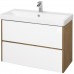 1A2519K0SDZ90 Набор: 1A251901SDZ90 Тумба-умывальник Сканди 90 Бел/Дуб Рустикальный/ 1WH501629 Раковина Адриана 90 1A2519K0SDZ90
