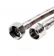 Подводка гибкая д/воды нерж М1/2"-Н1/2" L=2м нж/г VALFEX S/S 200сm В-Н