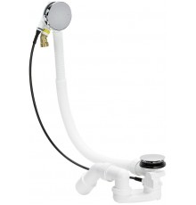 728014 Simplex Trio Visign MT5 Слив-перелив с наливом для ванн c центр. сливом, наполн через перелив 72540/50, плоск констр-я, хром, модель 6166.42 728014