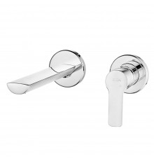 102167606EX-YY LUNA смеситель для раковины настенный 2 отв. (внешняя часть) 102167606EX-YY