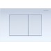 KDI-0000009 (001A) Панель смыва Белая глянец (клавиши квадрат) KDI-0000009