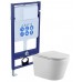 SET AQUATEK ВЕГА (рама AQUATEK Standard INS-0000012(без клавиши и крепежа)+унитаз ВЕГА AQ1905-00 с тонким сиденьем soft-close SET AQUATEK ВЕГА