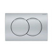 115.107.46.1 Смывная клавиша Geberit Delta01, для двойного смыва: Матовый хром 115.107.46.1