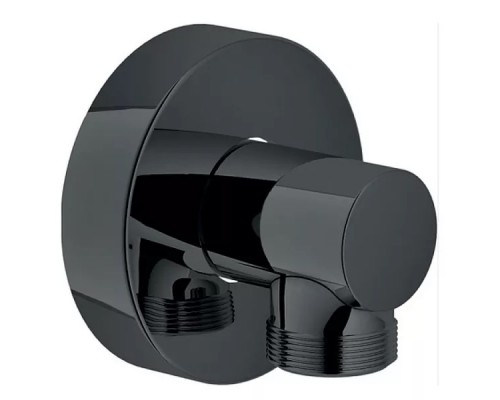 AD150/12FLP шланговое подсоединение, глянцевый черный AD150/12FLP