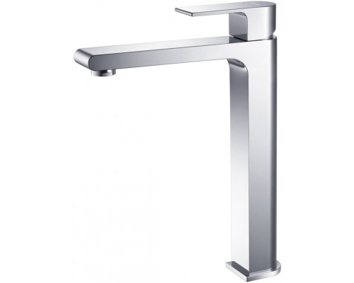 AQ1404CR ЛИРА смеситель для раковины высокий 237, без донного клапана AQ1404CR