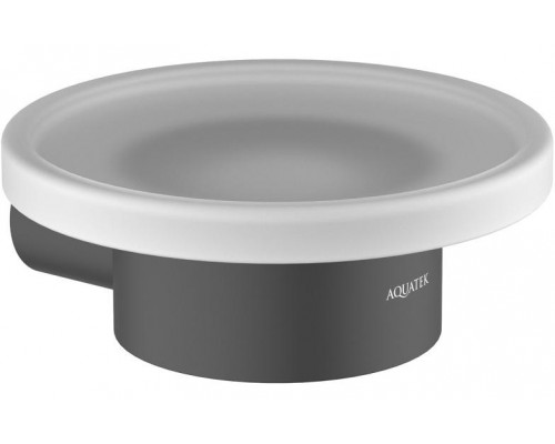 AQ4403MB ЛИРА мыльница, матовый черный AQ4403MB