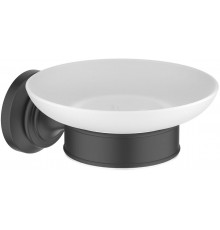 AQ4503MB КЛАССИК мыльница, матовый черный AQ4503MB