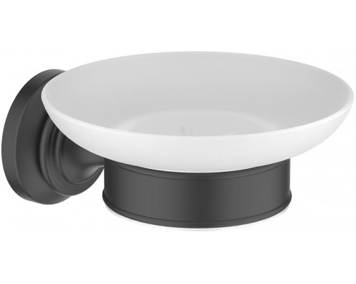 AQ4503MB КЛАССИК мыльница, матовый черный AQ4503MB