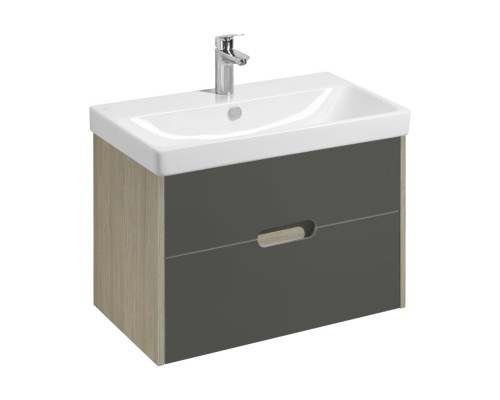 1A2831K0OLUG0 Набор: 1A283101OLUG0 Тумба-умывальник Оливия 80 Дуб Ойстер/1WH501772 Раковина Адриана 80 1A2831K0OLUG0