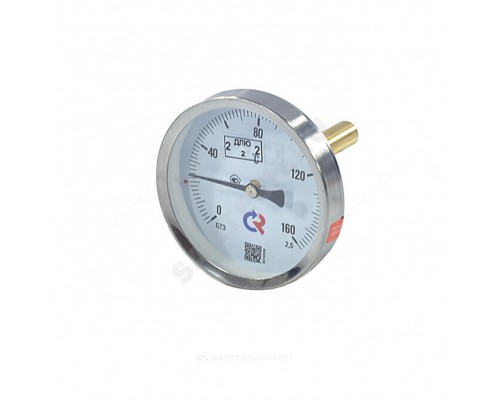 Термометр биметалл БТ-31.211 160С Дк63 L=46 G1/2" осев Росма 00000002412