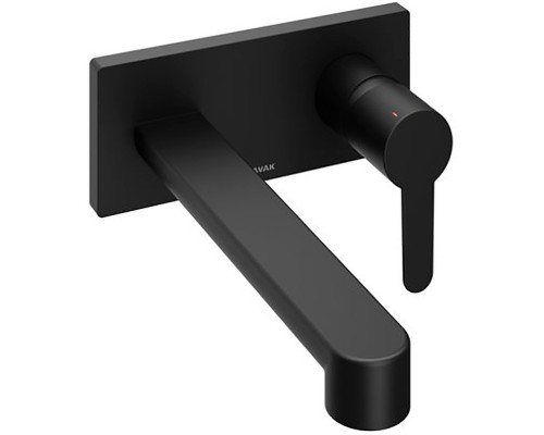 Смеситель для умывальника PU 019.20 настенный монтаж черный X070184