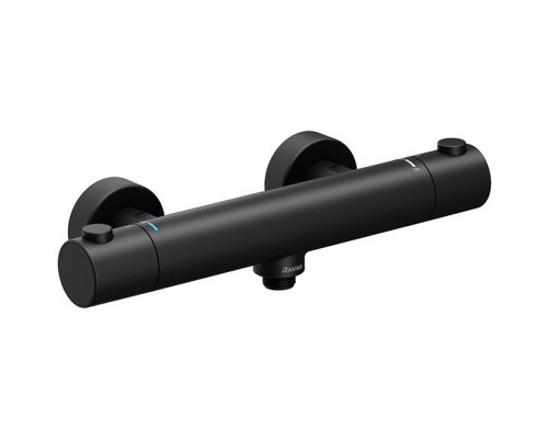 Смеситель настенный термостатический для душа без гарнитуры PU 033.20/150 черный X070188