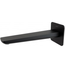 AQ1041MB ВЕГА излив для ванны 190 мм, матовый черный AQ1041MB