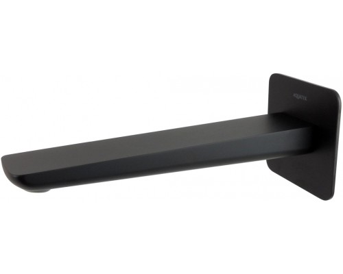 AQ1041MB ВЕГА излив для ванны 190 мм, матовый черный AQ1041MB