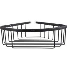 AQ4006MB ВЕГА угловая полка, матовый черный AQ4006MB