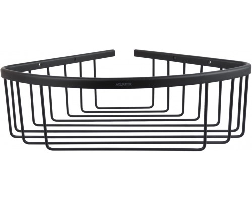 AQ4006MB ВЕГА угловая полка, матовый черный AQ4006MB