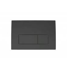 115.119.14.1 Смывная клавиша Geberit Delta50, для двойного смыва: Черный матовый 115.119.14.1