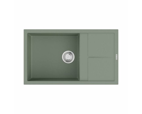 Мойка, OMOIKIRI, Sumi, шгв 860-500-220, отверстия для смесителя-6 промаркированных, цвет-Wind green