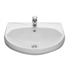 131118S0011B0 Умывальник Вест с переливом белый (требуются кронштейны 1.8937.0.S99.980.5) 470х575 1.3111.8.S00.11B.0