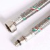 Гибкая подводка для смесителя UNI-FITT М10х1 - 1/2" 50 см оплетка из нержавеющей стали